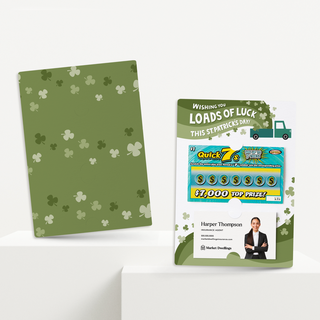 Set of Wishing You Loads Of Luck this St. Patrick's Day! | St. Patrick's Day Mailers | Envelopes Included | M38-M002-AB