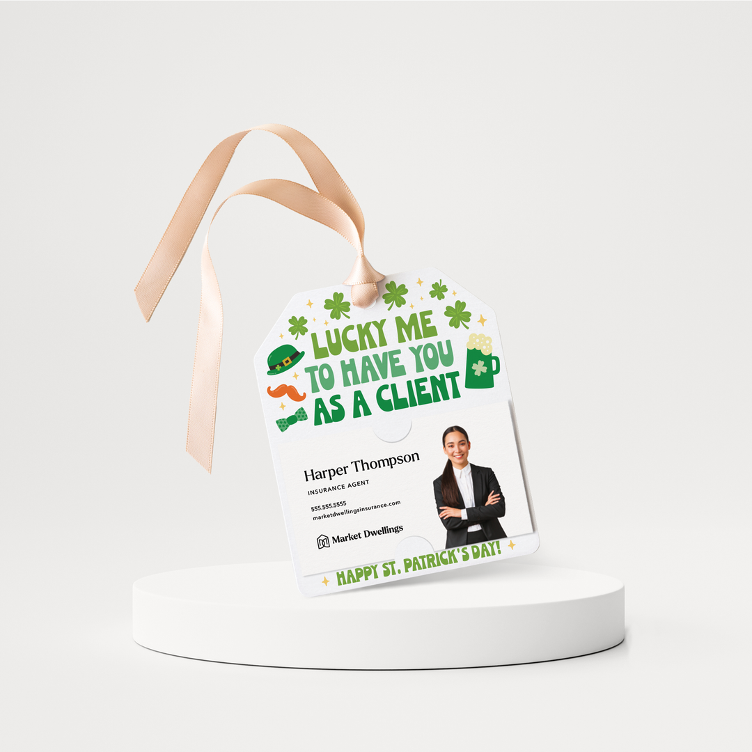 Lucky Me To Have You As A Client | St. Patrick's Day Gift Tags | 258-GT001