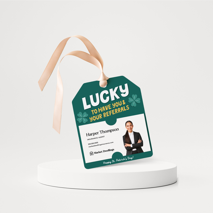 Lucky To Have You & Your Referrals | St. Patrick's Day Gift Tags | 172-GT001-AB