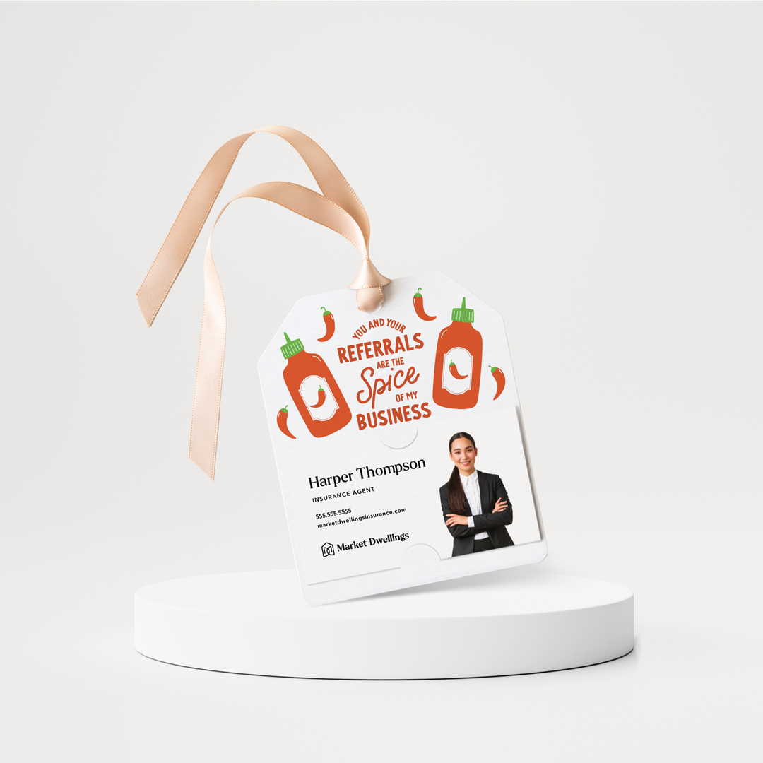 You and Your Referrals are the Spice of my Business | Gift Tags | 250-GT001