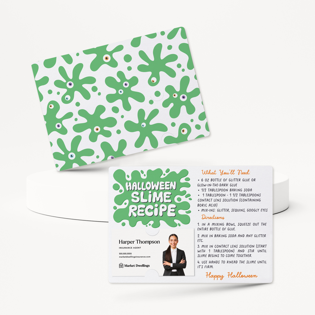 Halloween Slime Recipe Cards | Envelopes Included | M24-M004i