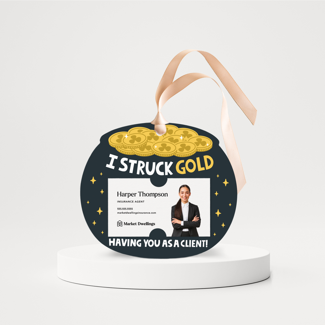 I Struck GOLD Having You As A Client! | St. Patrick's Day Gift Tags | 8-GT002-AB