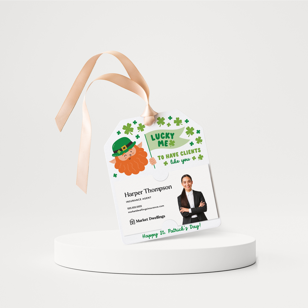 Lucky Me To Have Clients Like You | St. Patrick's Day Gift Tags | 257-GT001