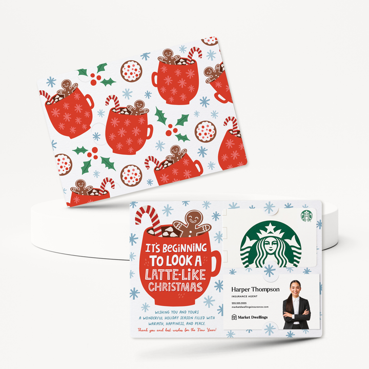 Set of It's Beginning To Look Latte-Like Christmas | Christmas Mailers | Envelopes Included | M83-M008