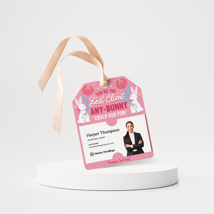 You're The Best Client Any-Bunny Could Ask For! | Spring Gift Tags | 185-GT001-AB