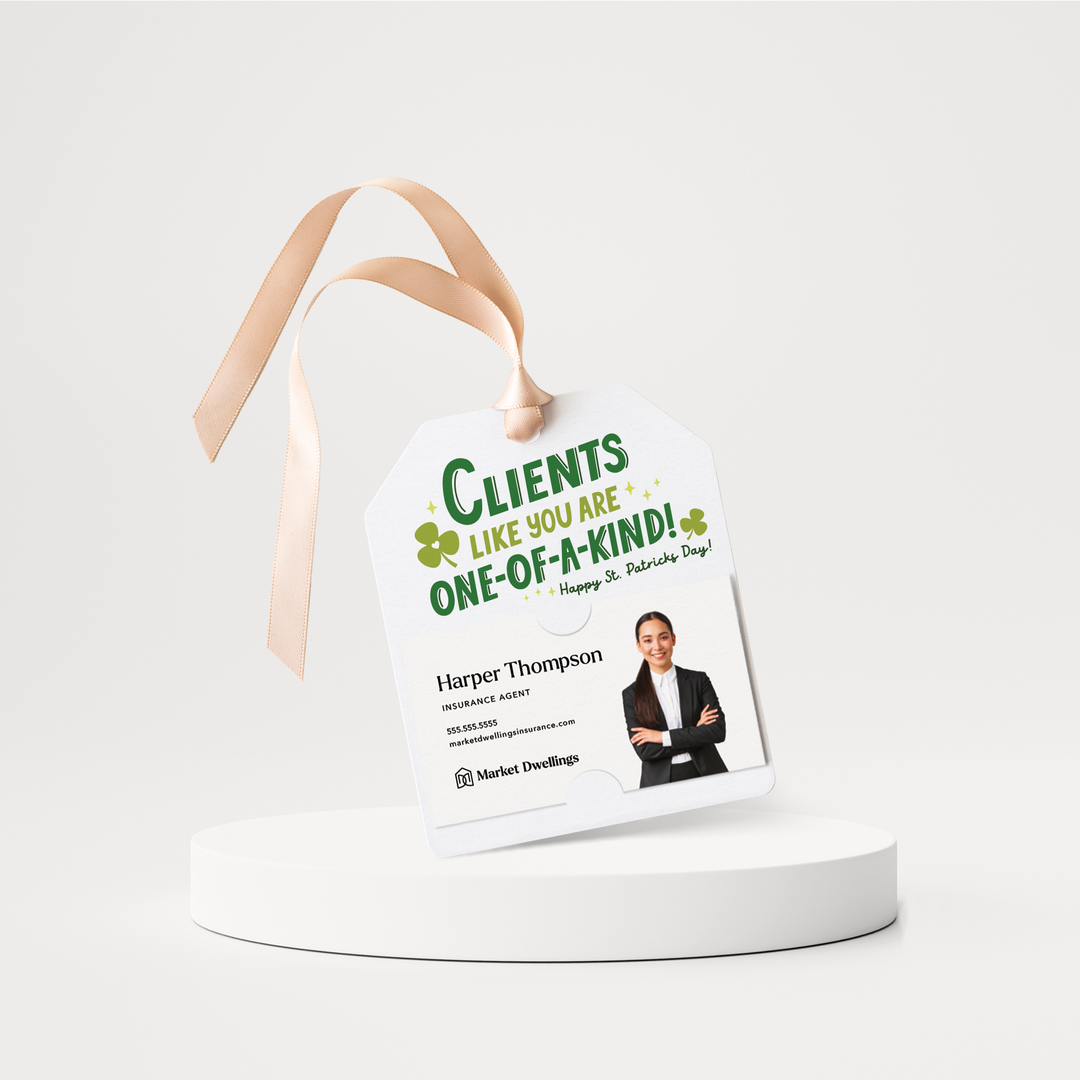 Clients Like You Are One-Of-A-Kind! | St. Patrick's Day Gift Tags | 176-GT001-AB