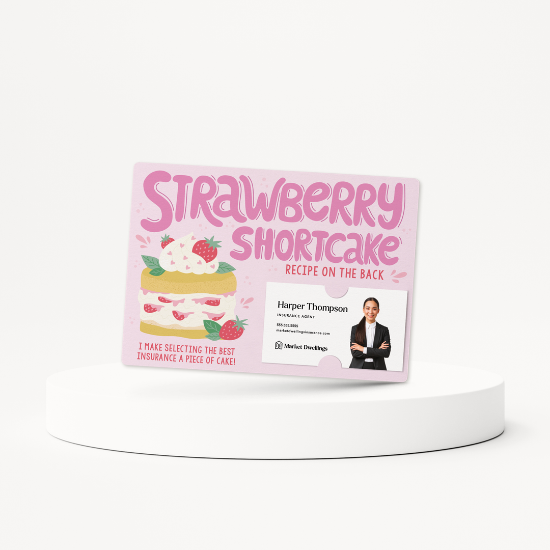 SET of Strawberry Shortcake Recipe Real Estate Mailers | Envelopes Included | M96-M003i