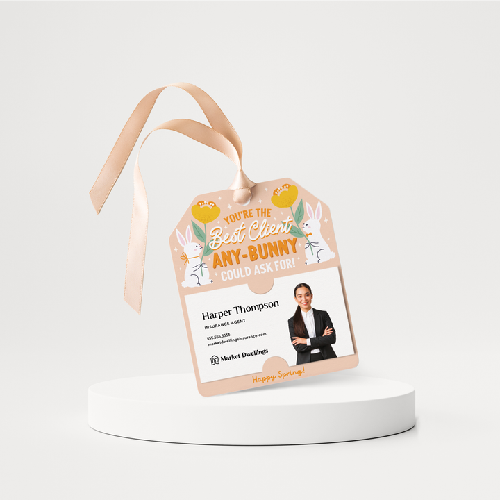 You're The Best Client Any-Bunny Could Ask For! | Spring Gift Tags | 185-GT001-AB